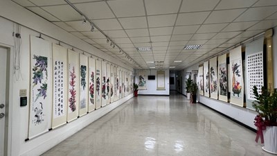 推廣藝文氣息 大里地所「許富春書畫禪語師生聯展」展至4月30日