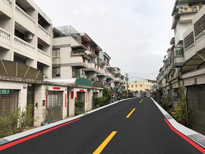 完工通車後，可提供居民出入安全及便利的道路