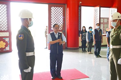 112年度國軍陣(公)亡官兵春祭典禮,民政局長擔任主祭官