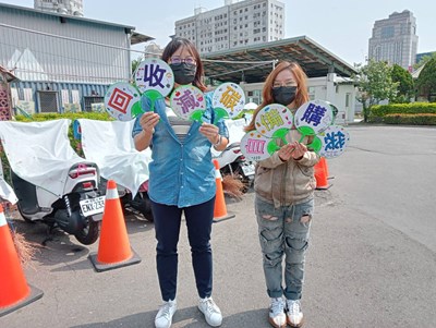 回收扇子彩繪-回收減碳自備購袋(1)