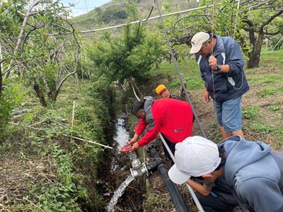 環山部落提前修復完成供水