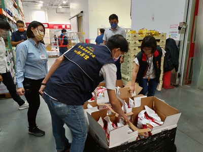 市府啟動聯合稽查，第一時間前往好市多稽查，確認已回收下架，避免問題商品流入市面