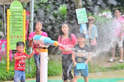 中科公園戲水區 -新設水槍設施