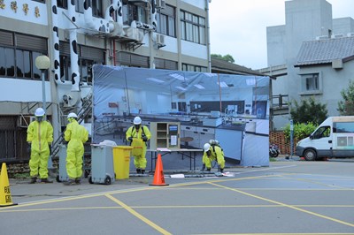 中市毒災應變演練登場 動員14單位場面逼真_0