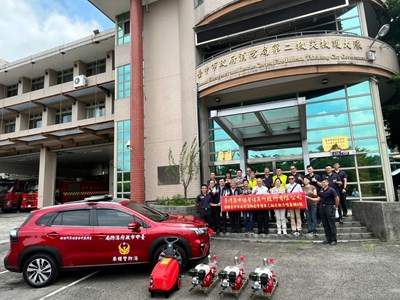 今日捐贈警備車(SUZUKI S-CROSS)及動力噴霧機強化火災搶救效率_0