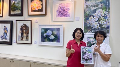 花好月圓-丁書璿水彩個展