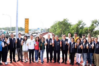 筏子溪水岸廊道南延至烏日 黃副市長：拓展市民休憩空間