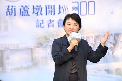 葫蘆墩圳走過3世紀   盧市長感念先人開拓辛勞